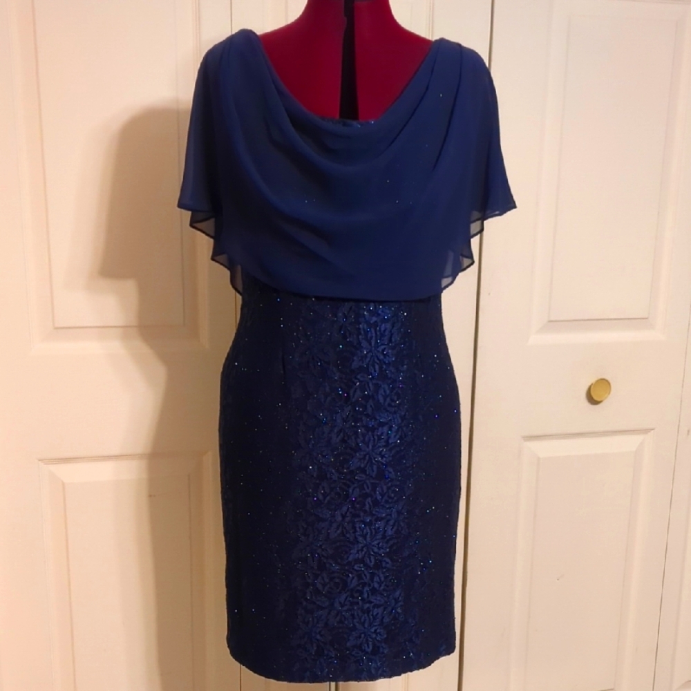 Elegant Blue Evening Dress